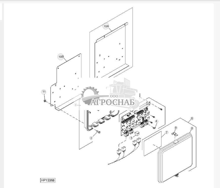Circuit Breaker and Relay Panel 
